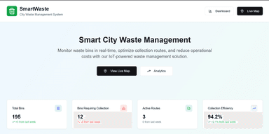 Smart City Waste Management System